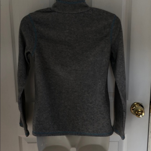 Old Navy Grey and Teal Pullover Fleece - Picture 3 of 4